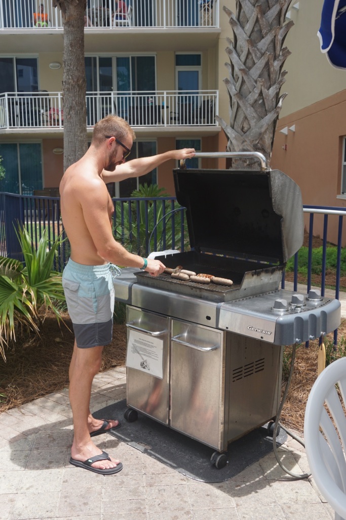 Gas Grills Throughout the Pool Areas! Gorgeous Husband Not included ;)